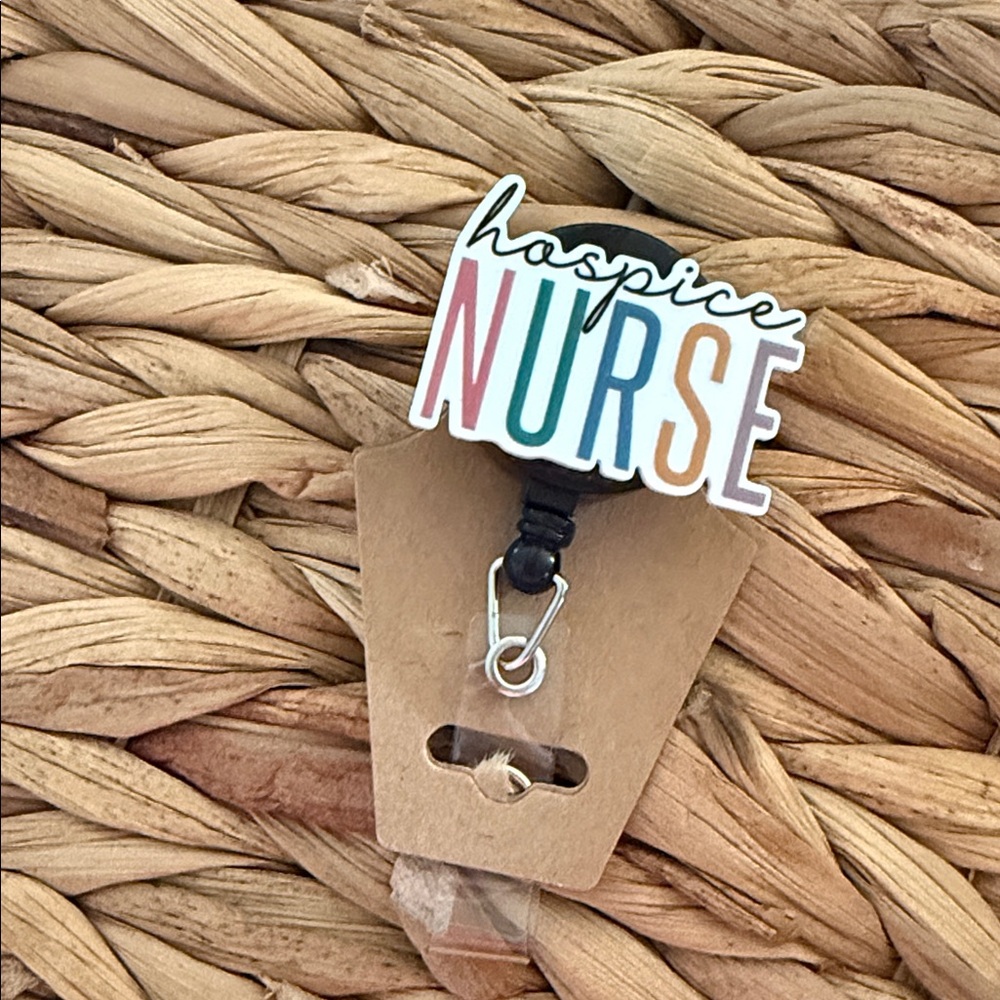 Hospice Nurse Badge Reel